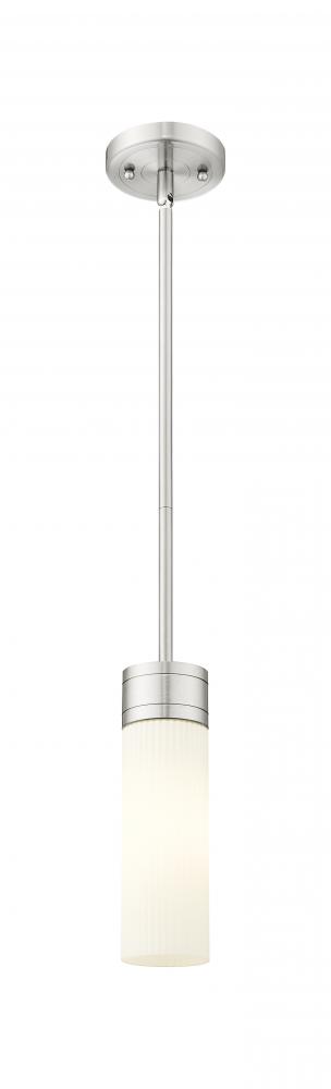 Boreas - 1 Light - 3 inch - Satin Nickel - Stem Hung - Mini Pendant