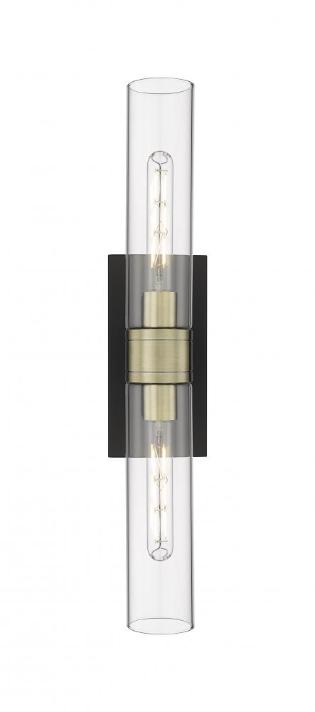 Boreas - 2 Light - 24 inch - Black Antique Brass - Bath Vanity Light