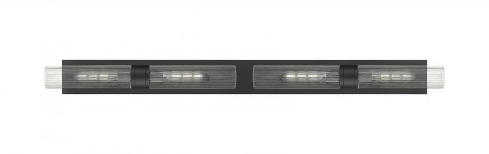 Boreas - 4 Light - 51 inch - Matte Black - Bath Vanity Light