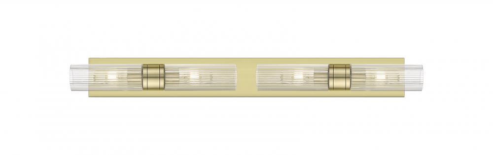 Boreas - 4 Light - 39 inch - Antique Brass - Bath Vanity Light