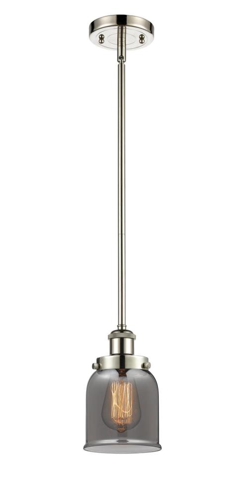 Bell - 1 Light - 5 inch - Polished Nickel - Mini Pendant