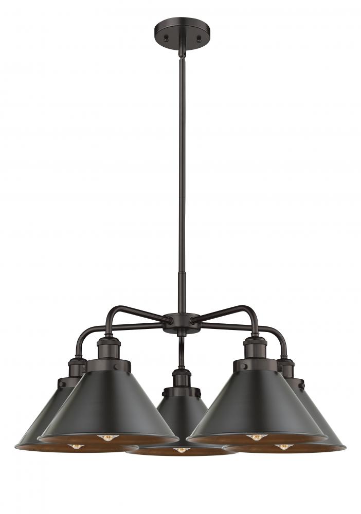 Ballston Urban - 5 Light - 27 inch - Oil Rubbed Bronze - Chandelier