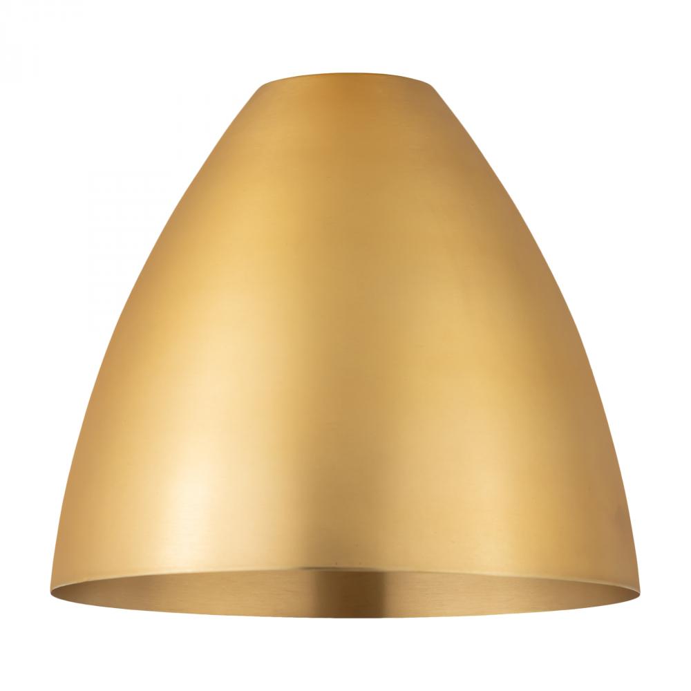 Metal Bristol Light 7.5 inch Satin Gold Metal Shade