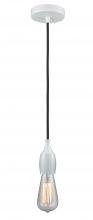 Innovations Lighting 100W-10BK-3W - Chelsea - 1 Light - 2 inch - White - Cord hung - Mini Pendant