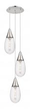 Innovations Lighting 113-450-1P-PN-G450-6SCL - Malone - 3 Light - 14 inch - Polished Nickel - Multi Pendant