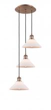 Innovations Lighting 113B-3P-AC-G131 - Orwell - 3 Light - 15 inch - Antique Copper - Cord Hung - Multi Pendant