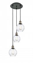 Innovations Lighting 113B-3P-BAB-G362 - Waverly - 3 Light - 13 inch - Black Antique Brass - Cord Hung - Multi Pendant