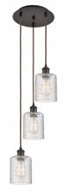 Innovations Lighting 113B-3P-OB-G112C-5CL - Cobbleskill - 3 Light - 12 inch - Oil Rubbed Bronze - Cord Hung - Multi Pendant