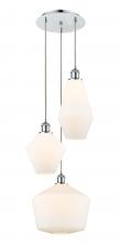 Innovations Lighting 113B-3P-PC-G651-MU - Cindyrella 3 Light 14 inch Multi-Pendant