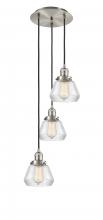 Innovations Lighting 113F-3P-SN-G172 - Fulton - 3 Light - 14 inch - Brushed Satin Nickel - Cord hung - Multi Pendant