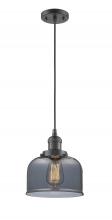 Innovations Lighting 201C-OB-G73 - Bell - 1 Light - 8 inch - Oil Rubbed Bronze - Cord hung - Mini Pendant