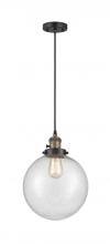 Innovations Lighting 201CSW-BAB-G204-10 - Beacon - 1 Light - 10 inch - Black Antique Brass - Cord hung - Mini Pendant