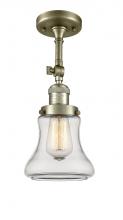 Innovations Lighting 201F-AB-G192-LED - Bellmont - 1 Light - 6 inch - Antique Brass - Adjustable Semi-Flush Mount
