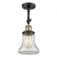 Innovations Lighting 201F-BAB-G192-LED - Bellmont - 1 Light - 6 inch - Black Antique Brass - Adjustable Semi-Flush Mount