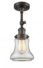 Innovations Lighting 201F-OB-G192-LED - Bellmont - 1 Light - 6 inch - Oil Rubbed Bronze - Adjustable Semi-Flush Mount