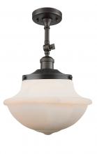 Innovations Lighting 201F-OB-G541 - Oxford - 1 Light - 12 inch - Oil Rubbed Bronze - Adjustable Semi-Flush Mount