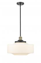 Innovations Lighting 201S-BAB-G691-16 - Bridgeton - 1 Light - 12 inch - Black Antique Brass - Stem Hung - Mini Pendant