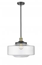 Innovations Lighting 201S-BAB-G692-16 - Bridgeton - 1 Light - 16 inch - Black Antique Brass - Stem Hung - Mini Pendant