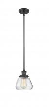 Innovations Lighting 201S-BK-G172-LED - Fulton - 1 Light - 7 inch - Matte Black - Stem Hung - Mini Pendant