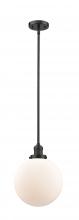 Innovations Lighting 201S-OB-G201-10 - Beacon - 1 Light - 10 inch - Oil Rubbed Bronze - Stem Hung - Mini Pendant