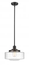 Innovations Lighting 201S-OB-G694-12 - Bridgeton - 1 Light - 12 inch - Oil Rubbed Bronze - Stem Hung - Mini Pendant