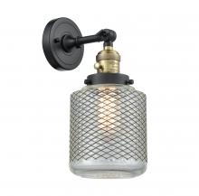 Innovations Lighting 203SW-BAB-G262-LED - Stanton - 1 Light - 6 inch - Black Antique Brass - Sconce