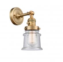 Innovations Lighting 203SW-BB-G184S-LED - Canton - 1 Light - 5 inch - Brushed Brass - Sconce