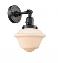 Innovations Lighting 203SW-BK-G531 - Oxford - 1 Light - 8 inch - Matte Black - Adjustable Sconce