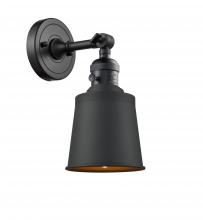 Innovations Lighting 203SW-BK-M9-BK-LED - Addison - 1 Light - 5 inch - Matte Black - Adjustable Sconce