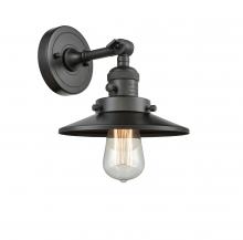 Innovations Lighting 203SW-OB-M5-LED - Railroad - 1 Light - 8 inch - Oil Rubbed Bronze - Sconce