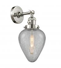 Innovations Lighting 203SW-PN-G165-LED - Geneseo - 1 Light - 7 inch - Polished Nickel - Adjustable Sconce