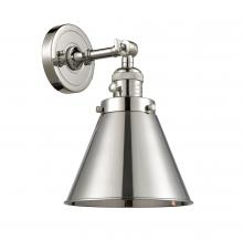 Innovations Lighting 203SW-PN-M13-PN-LED - Appalachian - 1 Light - 8 inch - Polished Nickel - Sconce