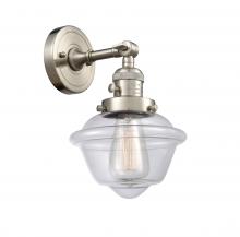 Innovations Lighting 203SW-SN-G532-LED - Oxford - 1 Light - 8 inch - Brushed Satin Nickel - Adjustable Sconce