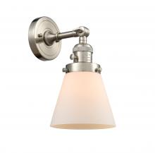Innovations Lighting 203SW-SN-G61-LED - Cone - 1 Light - 6 inch - Brushed Satin Nickel - Adjustable Sconce