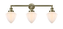 Innovations Lighting 205-AB-G661-7 - Bullet - 3 Light - 34 inch - Antique Brass - Bath Vanity Light