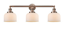 Innovations Lighting 205-AC-G71-LED - Bell - 3 Light - 32 inch - Antique Copper - Bath Vanity Light