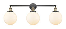 Innovations Lighting 205-BAB-G201-8 - Beacon - 3 Light - 32 inch - Black Antique Brass - Bath Vanity Light