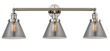 Innovations Lighting 205-PN-G43 - Cone - 3 Light - 32 inch - Polished Nickel - Bath Vanity Light