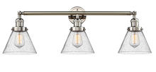 Innovations Lighting 205-PN-G44 - Cone - 3 Light - 32 inch - Polished Nickel - Bath Vanity Light