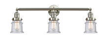 Innovations Lighting 205-SN-G184S - Canton - 3 Light - 30 inch - Brushed Satin Nickel - Bath Vanity Light