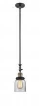 Innovations Lighting 206-BAB-G52 - Bell - 1 Light - 5 inch - Black Antique Brass - Stem Hung - Mini Pendant