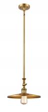 Innovations Lighting 206-BB-MFR-BB-12 - Appalachian - 1 Light - 12 inch - Brushed Brass - Stem Hung - Adjustable Mini Pendant