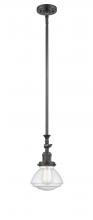 Innovations Lighting 206-OB-G324 - Olean - 1 Light - 7 inch - Oil Rubbed Bronze - Stem Hung - Mini Pendant