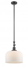 Innovations Lighting 206-OB-G71-L - Bell - 1 Light - 12 inch - Oil Rubbed Bronze - Stem Hung - Adjustable Mini Pendant