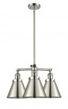 Innovations Lighting 207-PN-M13-PN - Appalachian - 3 Light - 21 inch - Polished Nickel - Stem Hung - Chandelier