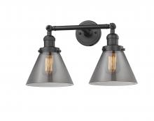 Innovations Lighting 208-OB-G43 - Cone - 2 Light - 18 inch - Oil Rubbed Bronze - Bath Vanity Light