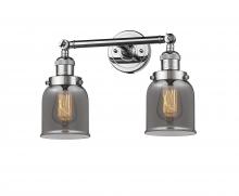 Innovations Lighting 208-PC-G53 - Bell - 2 Light - 16 inch - Polished Chrome - Bath Vanity Light