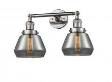 Innovations Lighting 208-PN-G173 - Fulton - 2 Light - 17 inch - Polished Nickel - Bath Vanity Light