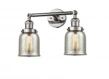 Innovations Lighting 208-PN-G58-LED - Bell - 2 Light - 15 inch - Polished Nickel - Adjustable Bath Vanity Light
