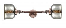 Innovations Lighting 208L-AC-G78 - Bell - 2 Light - 8 inch - Antique Copper - Adjustable Bath Vanity Light